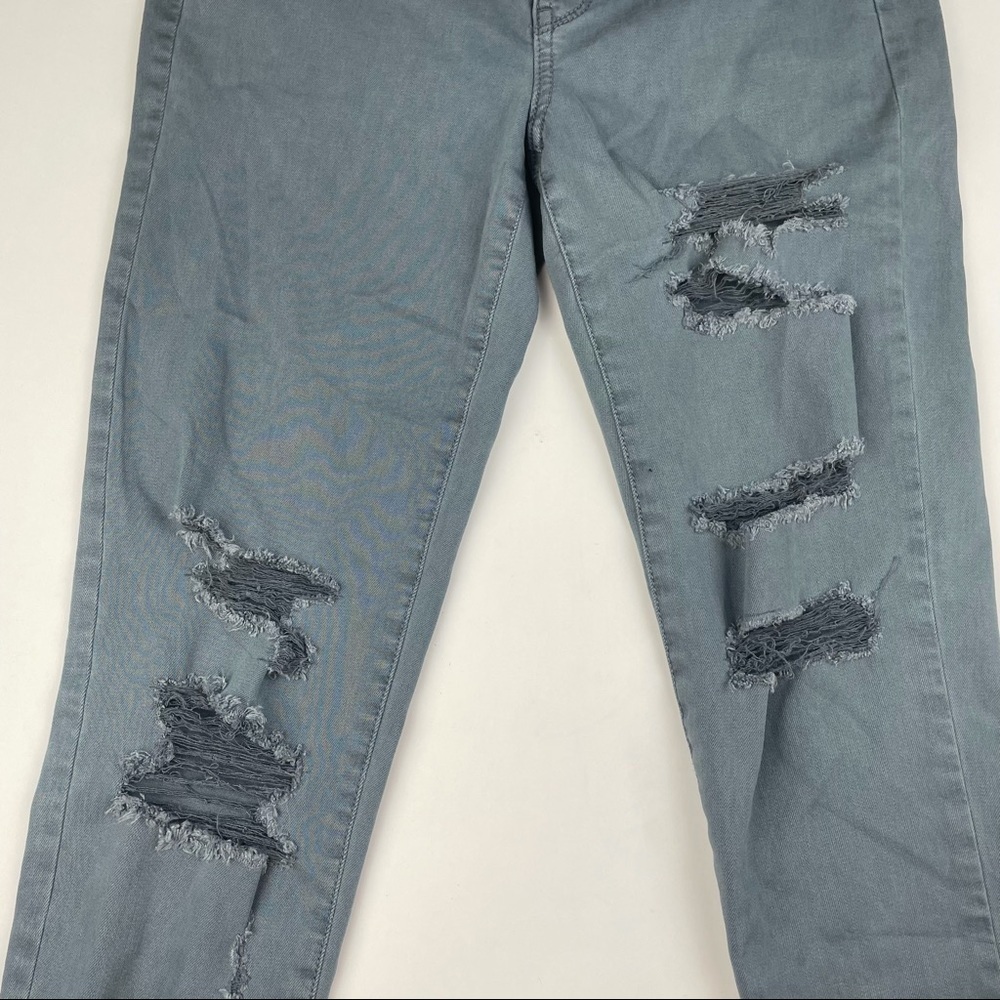 American Eagle Gary Distressed Hi Rise Skinny Jeans Size 6 - Picture 3 of 7